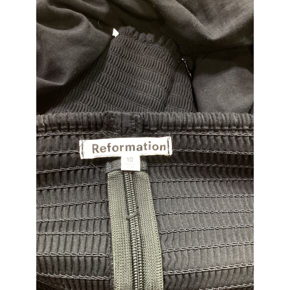 Reformation 'Ivy' Black Top Size 10 - Picture 4 of 5